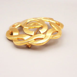 Chanel Vintage CC Logo Brooch Metal