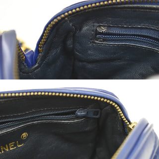 Chanel Vintage Diamond CC Barrel Bag Quilted Leather