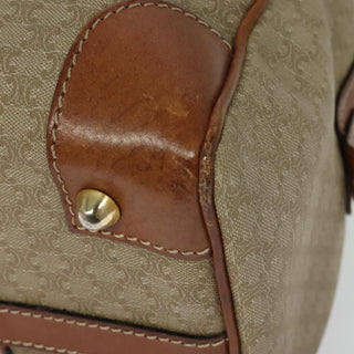 Celine Vintage Duffle Bag Macadam Coated Canvas