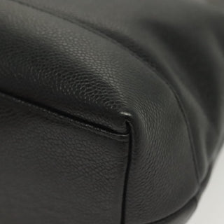 Chanel Vintage CC Logo Chain Tote Caviar