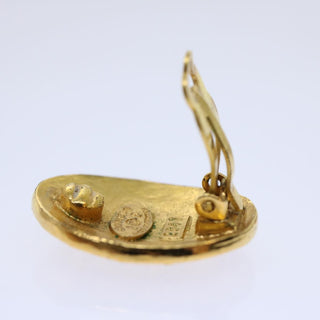 Chanel CC Hoop Clip-On Earrings Metal