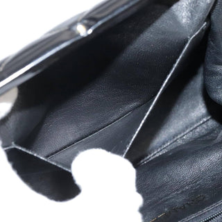 Chanel Vintage Chain Frame Bag Quilted Patent