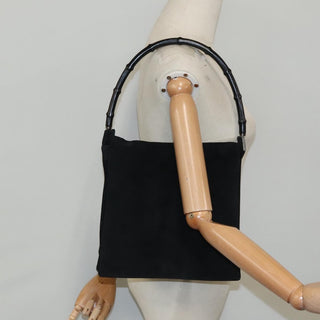 Gucci Vintage Bamboo Handle Tote GG Nylon