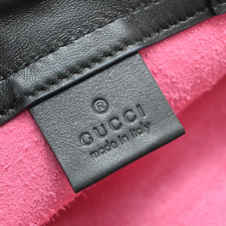 Gucci Logo Drawstring Backpack Printed Leather
