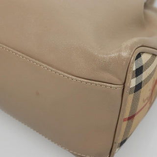 Burberry Horn Toggle Tote Leather
