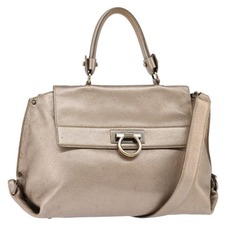 Salvatore Ferragamo Sofia Satchel Leather