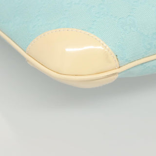 Gucci Vintage Zip Hobo GG Canvas and Patent