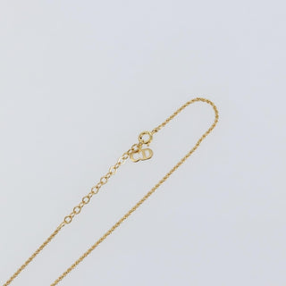 Christian Dior CD Pendant Necklace Metal