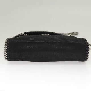 Stella McCartney Falabella Fold Over Flap Crossbody Bag Suede