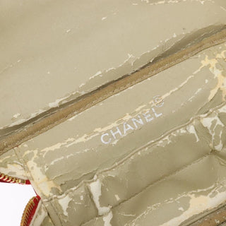 Chanel Vintage Timeless Zip Around Vanity Case Caviar