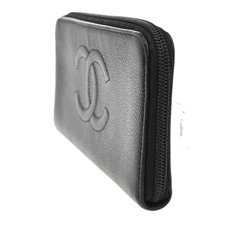 Chanel Timeless CC Zipped Wallet Caviar