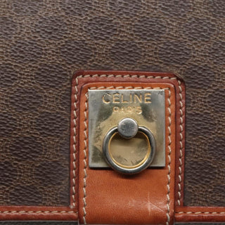 Celine Macadam Shoulder Bag PVC Leather