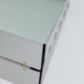 Salvatore Ferragamo Gancini Convertible Top Handle Bag STAINLESS STEEL