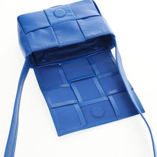 Bottega Veneta Fun Cassette Crossbody Bag Maxi Intrecciato Leather