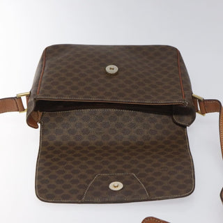 Celine Vintage Macadam Shoulder Bag Canvas