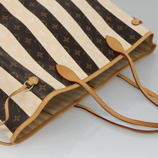 Louis Vuitton Neverfull Tote Limited Edition Monogram Rayures
