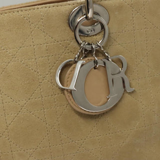 Christian Dior Lady Dior Bag Cannage Quilt Suede