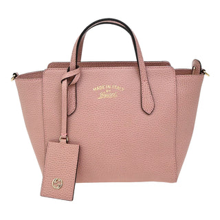 Gucci Swing Crossbody Bag Pebbled Leather