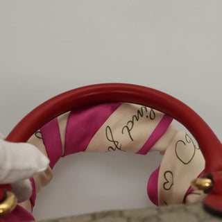 Gucci Convertible Boston Bag Embroidered GG Coated Canvas