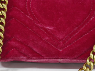 Gucci GG Marmont Flap Bag Matelasse Velvet