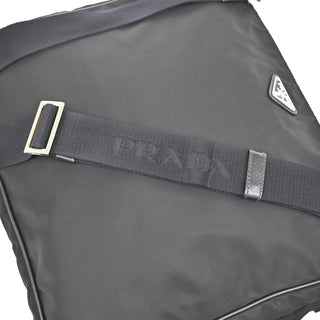 Prada Zip Top Messenger Bag Tessuto