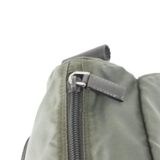 Prada Double Buckle Flap Messenger Bag Tessuto