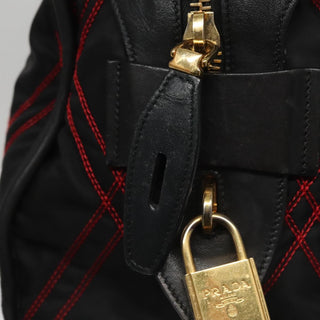 Prada Convertible Boston Bag Vitello Shine