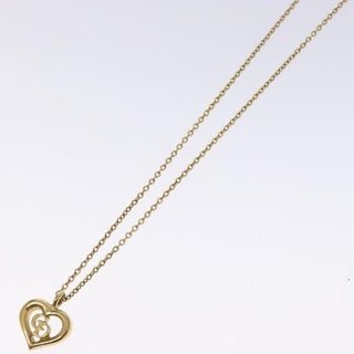 Christian Dior CD Heart Necklace Metal