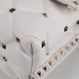 Valentino Garavani VLTN Candystud Top Handle Bag Printed Leather