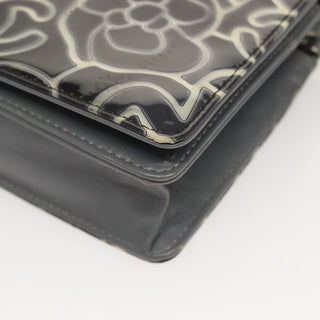 Chanel Wallet on Chain Camellia Patent