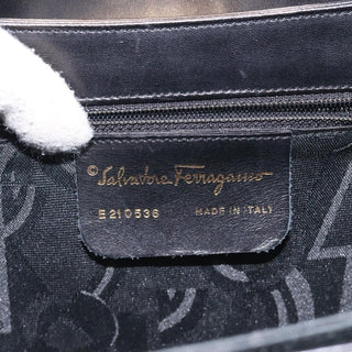 Salvatore Ferragamo Convertible Top Handle Bag Leather