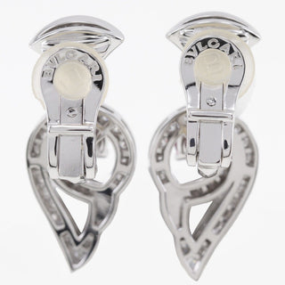 Bvlgari Divas' Dream clip Earrings K18 white gold / Ruberite tourmaline / diamond