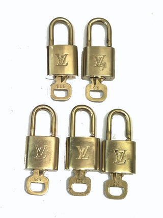 Louis Vuitton Cadenas Bag Charm Gold-plated