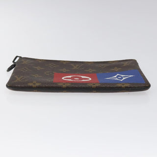 Louis Vuitton Zipped Pouch Limited Edition Logo Story Monogram Canvas