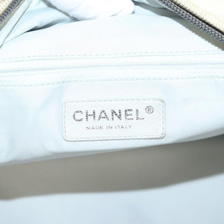 Chanel Biarritz Hobo Quilted Coated Canvas