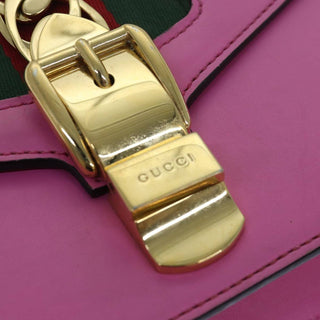 Gucci Sylvie Chain Shoulder Bag Leather