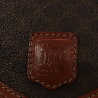 Celine Vintage Macadam Shoulder Bag Canvas