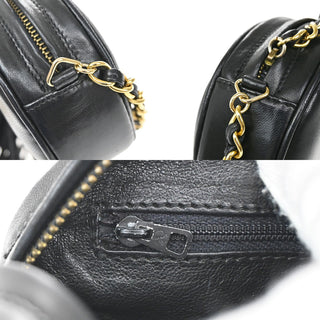 Chanel Vintage CC Oval Chain Bag Leather
