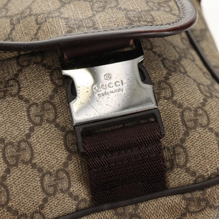 Gucci Interlocking G Messenger Bag GG Coated Canvas