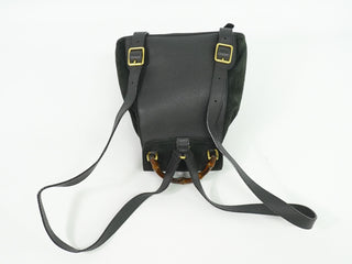 Gucci Vintage Bamboo Backpack Suede