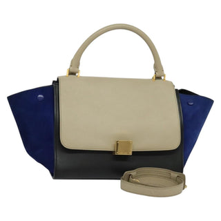 Celine Tricolor Trapeze Bag Leather