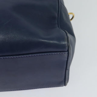 Celine Circle Logo Handbag Leather