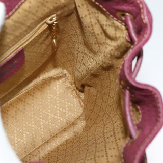 Gucci Vintage Bamboo Backpack Suede