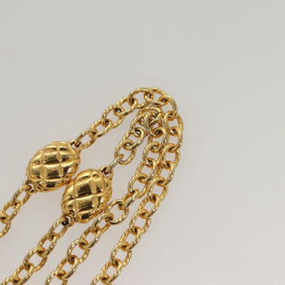 Chanel CC Quilted Medallion Chain Belt Metal