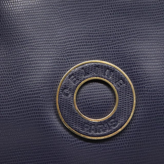 Celine Circle Logo Handbag Leather