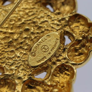 Chanel Baroque CC Brooch Metal