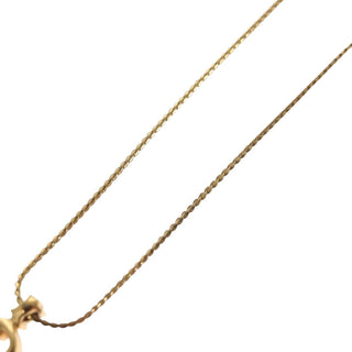 Christian Dior CD Pendant Necklace Gold-plated