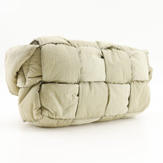 Bottega Veneta Padded Tech Cassette Crossbody Bag Intrecciato Nylon