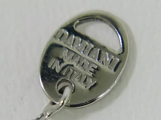 Damiani D.Side Pendant Necklace 18K White Gold with Diamonds