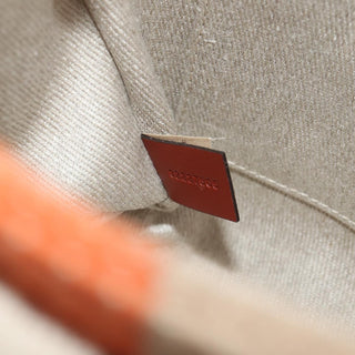 Chloe Woody Tote Canvas with Leather